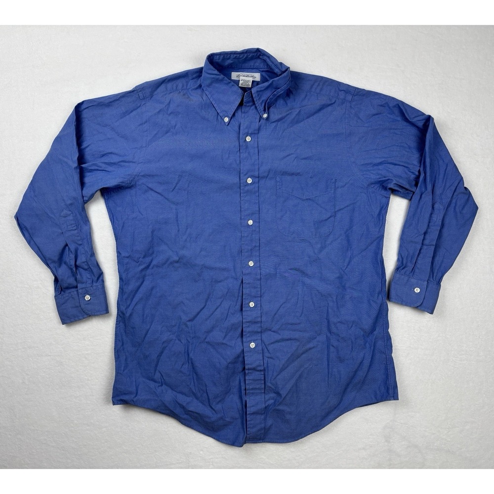 Brooks Brothers Blue Button Down Dress Shirt Men's 15.5 32 Cotton